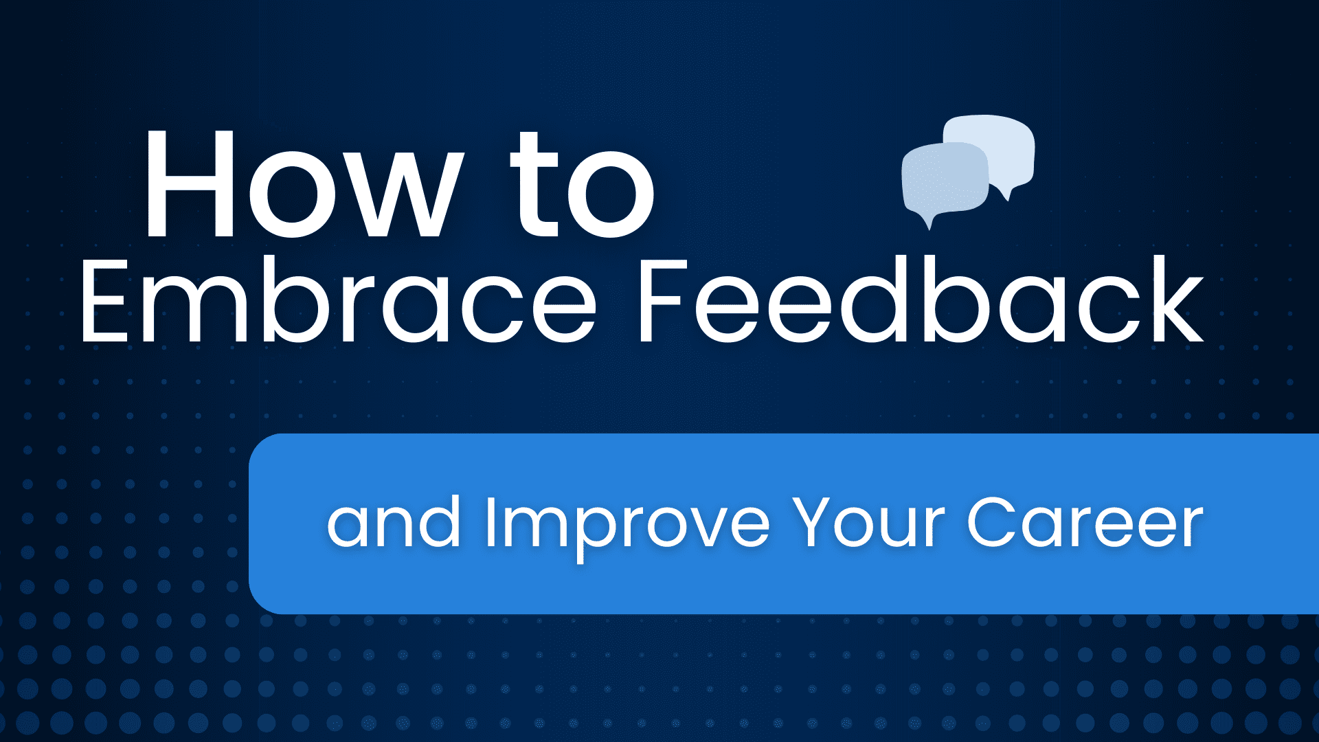 photo text: how to embrace feedback and improve your career