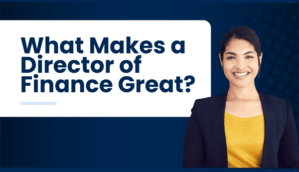 what makes a director of finance great