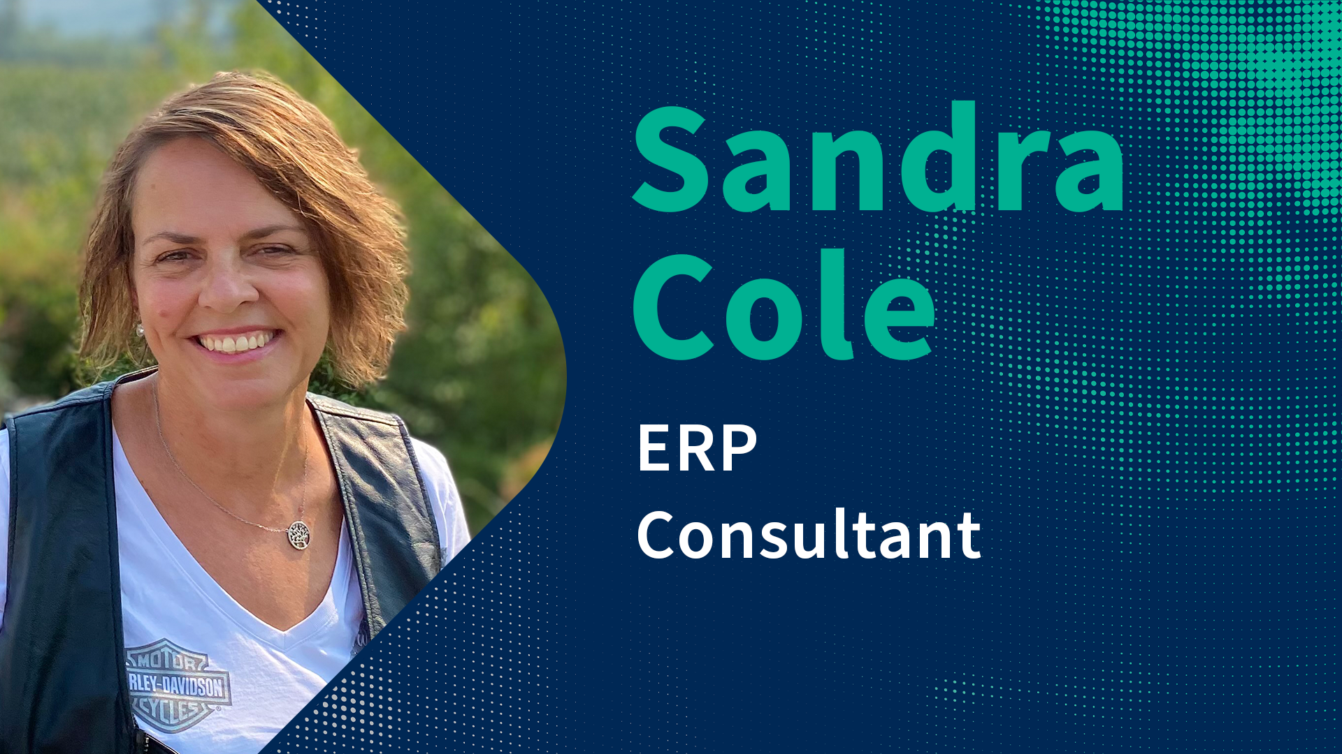 Sandra Cole, ERP Consultant