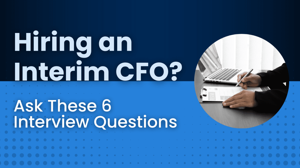 hiring an interim cfo